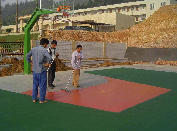 籃球場(chǎng)施工 籃球場(chǎng)施工